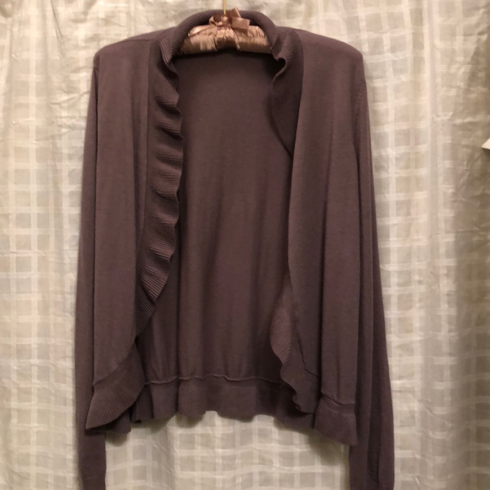 Loft curved font cardigan M